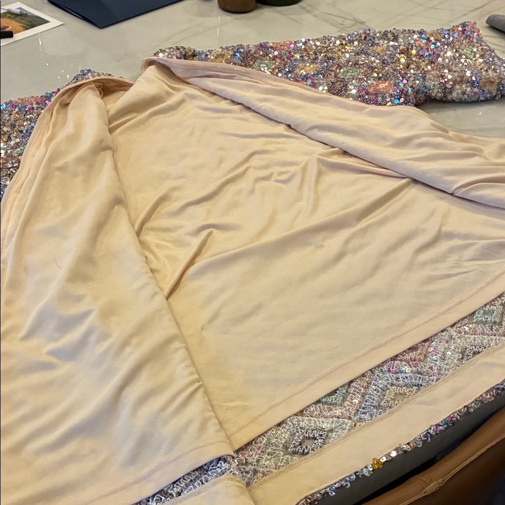 Oversized Sequin Open Cardigan - Picture 8 of 16